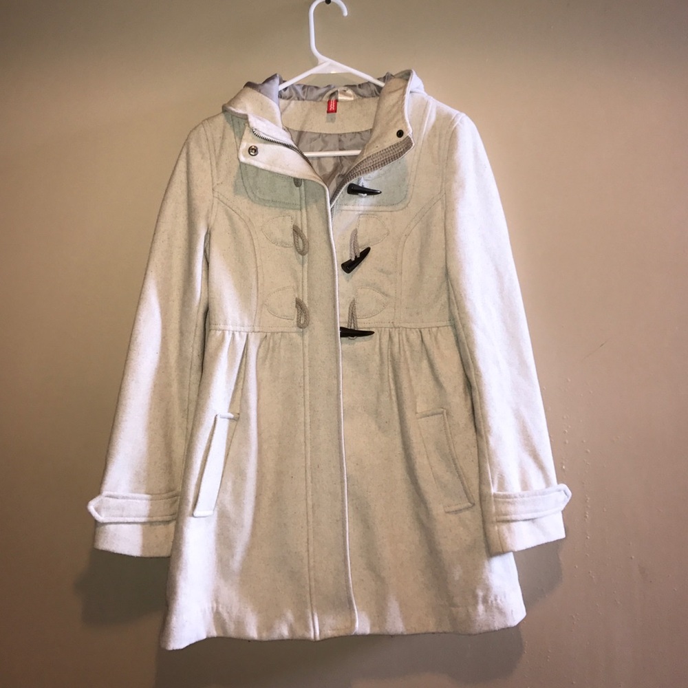 H&M recycled wool peacoat